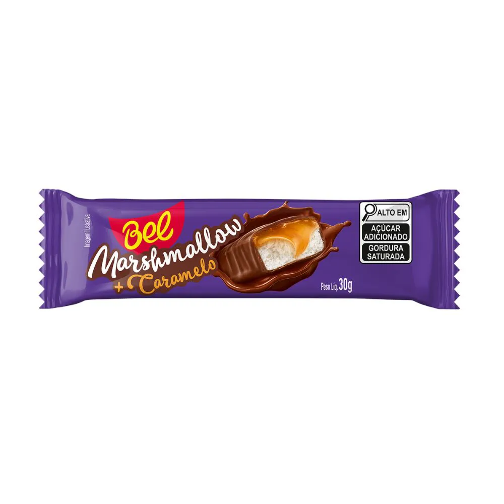 CHOCOLATE BEL 30G MARSHMALLOWCAAMELO