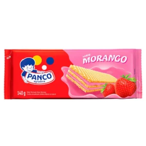 BISCOITO WAFER PANCO 140G MORANGO