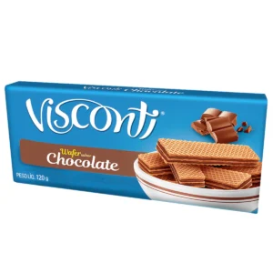 BISCOITO WAFER VISCONTI 120G CHOCOLATE