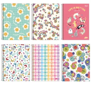 CADERNO CD TILIBRA ESPIRAL 96FLS