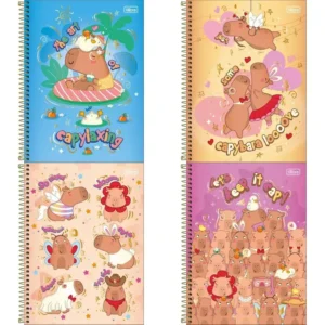 CADERNO CAPA DURA LIKE IT 80FLS