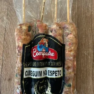 LINGUICA NO ESPETO RECHEADA DO COMPADRE 500G