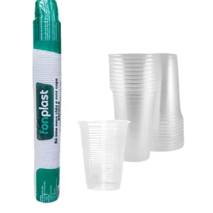 COPO DESC TRANSP FONPLAST 180ML 100UN