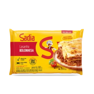 LASANHA SADIA 600G BOLONHESA