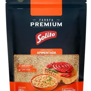 FAROFA SOLITO 300G PREMIUM APIMENTADA