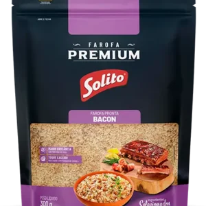 FAROFA SOLITO 300G PREMIUM BACON
