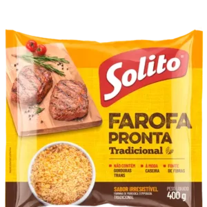 FAROFA SOLITO 400G TRADICIONAL