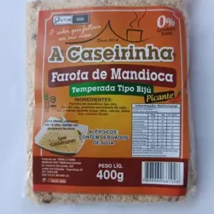 FAROFA MANDIOCA CASEIRINHA 400G PICANTE