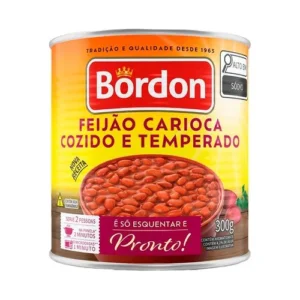 FEIJAO CARIOCA COZIDO BORDON 300G