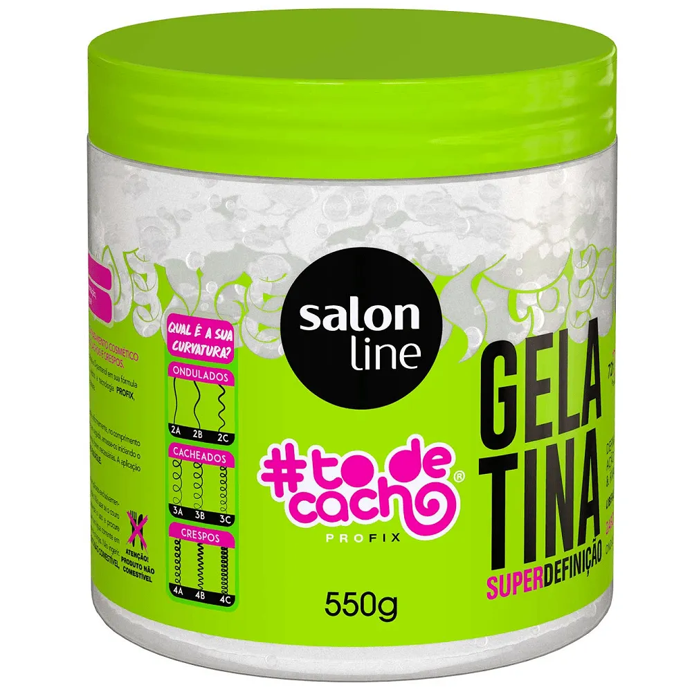 GELATINA CABELO SALON LINE 550G TO DE CACHOS