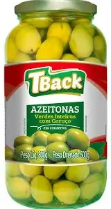 AZEITONAS VERDES TBACK 500G