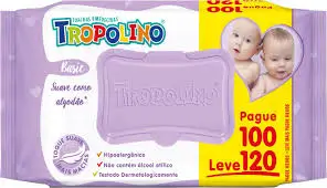 TOALHAS UMEDECIDAS TROPOLINO L120P100