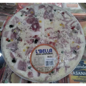 PIZZA SEMI PRONTA L BELLA 550G MISTA