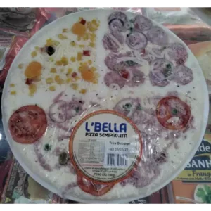 PIZZA SEMI PRONTA L BELLA 400G LOMBO DEFUMADO