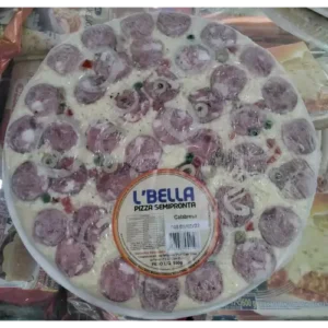 PIZZA SEMI PRONTA L BELLA 550G CALABRESA