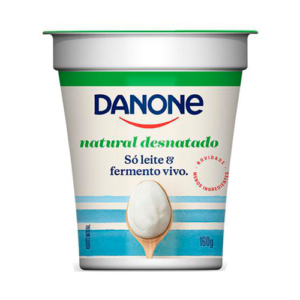 IOGURTE NATURAL DANONE 160G DESNATADO