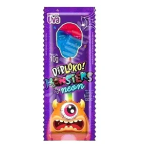 PIRULITO DIPLOKO 10G MONSTERS NEON UVA