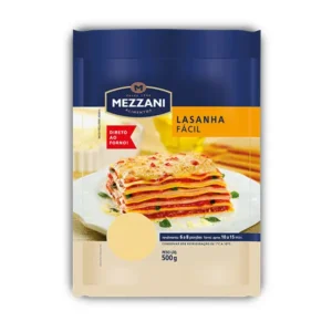 MASSA LASANHA MEZZANI 500G