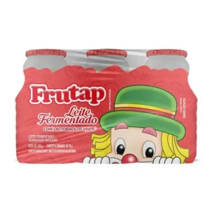 LEITE FERMENTADO FRUTAP PATATI 450ML MORANGO