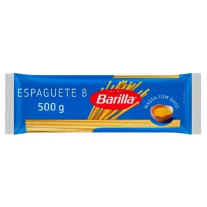 MACARRAO BARILLA 500GR C/OVOS ESPAGUETE 8