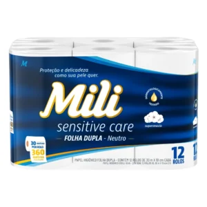 PAPEL HIG MILI SENSITIVE CARE PERF FD 12X30CM