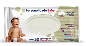 TOALHAS UMEDECIDAS PERSONALIDADE BABY C50