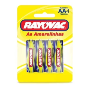 PILHA RAYOVAC AMARELINHA AA C4