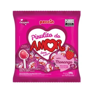 PIRULITO PECCIN LOVE LOLLIPOP 480G MRG