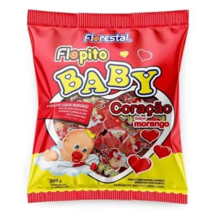 PIRULITO FLOPITO BABY 200G MORANGO