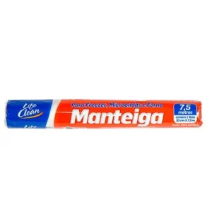 PAPEL MANTEIGA LIFE CLEAN 30CMX75M