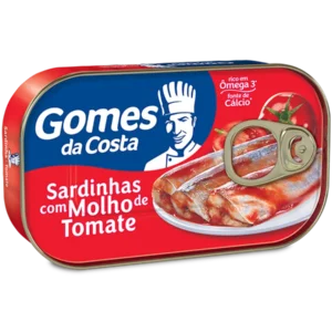SARDINHA GOMES DA COSTA 125G TOMATE