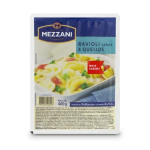 RAVIOLI MEZZANI 400G 4 QUEIJOS