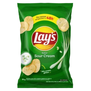 SALG ELMA CHIPS LAYS 70G SOUR CREAM