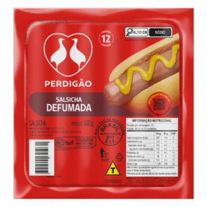 SALSICHA DEFUMADA PERDIGAO 500G