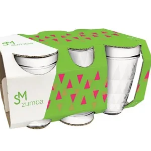 CONJ COPO CRISTALINO SM ZUMBA C6