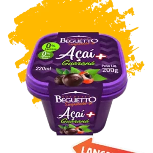 SORVETE BEGUETTO 200G ACAI COM GUARANA