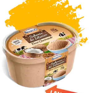 SORVETE BEGUETTO SABOR DO INTERIOR 1,5L COCO QUEIMADO