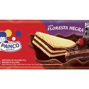 BISCOITO WAFER PANCO 140G FLORESTA NEGRA